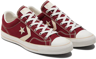 Lookbook 匡威 Star Player 防滑耐磨 低筒休閒帆布鞋 深紅色