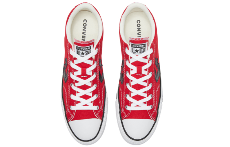 Lookbook Converse Star Player Low 'Merah Enamel' 165458C603