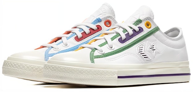 Converse Star Player Low 'Logo Mashup - Putih Jet Stream' 167141C Lookbook Converse Star Player Low 'Logo Mashup - Putih Jet Stream' 167141C