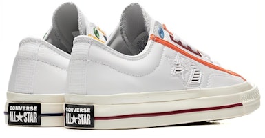 Converse 星徽球員低筒系列「Logo 混搭 - White Jet Stream」款 167141C Shop Converse 星徽球員低筒系列「Logo 混搭 - White Jet Stream」款 167141C