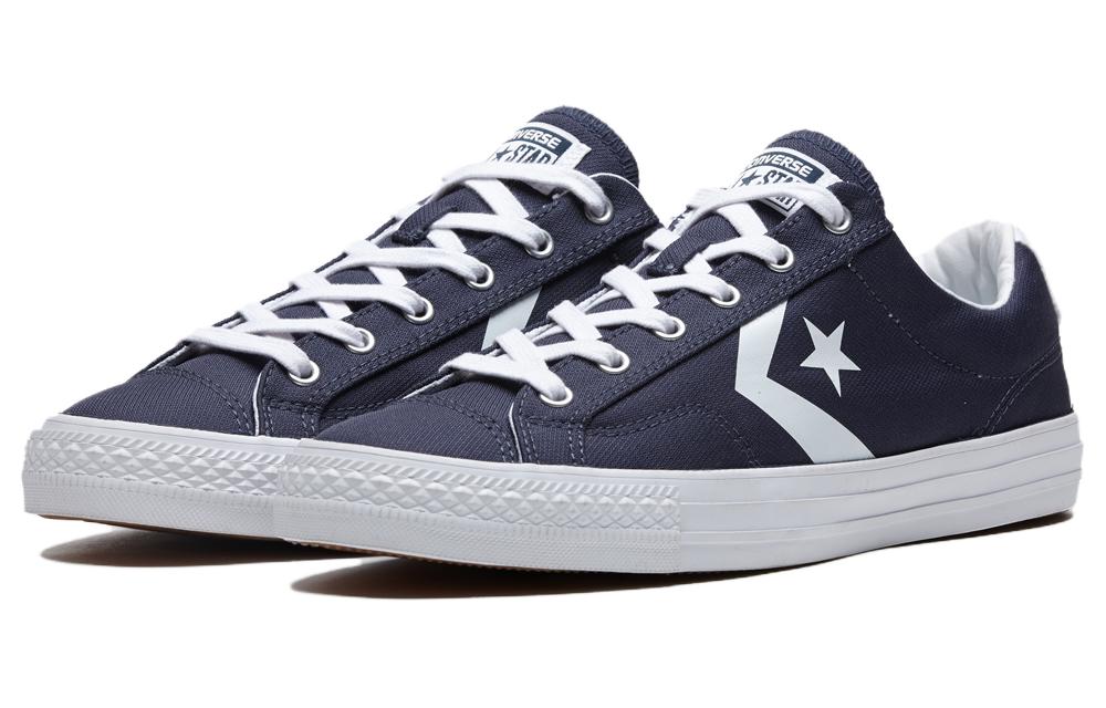 Lookbook Converse Star Player Ox ''Blauw Wit'' 155408C