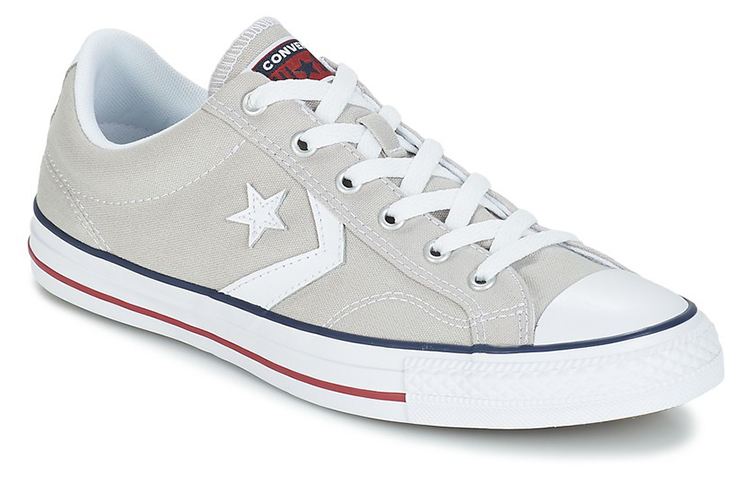 Lookbook Converse Star Player OX ''Grijs Wit'' 144148C