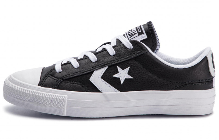 Converse Star Player Ox Black Leather Black 159780C