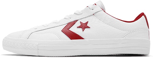 Converse Star Player Ox White Red Leather 'White Red' 159739C Converse Star Player Ox White Red Leather 'White Red' 159739C