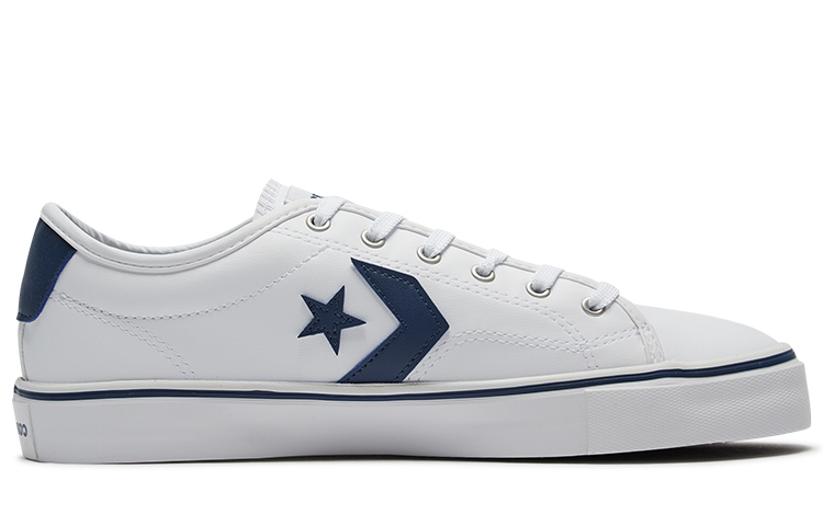 Order Converse Star Replay Leather 'Blanco Azul Marino' 164544C