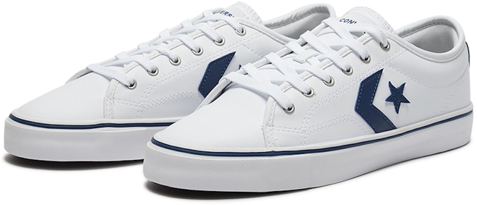 Converse Star Replay Leather 'Blanco Azul Marino' 164544C Lookbook Converse Star Replay Leather 'Blanco Azul Marino' 164544C