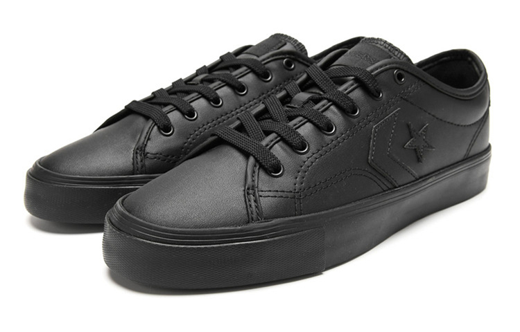 Lookbook Converse Star Replay Low ''Triple Zwart'' 164543C