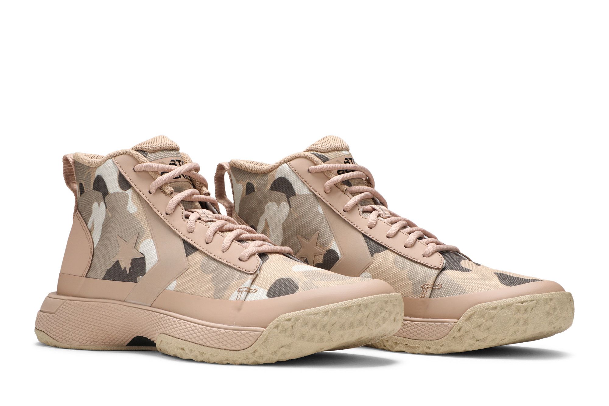 Cheap Converse Star Series BB Mid ''Camouflage Papyrus'' 166442C