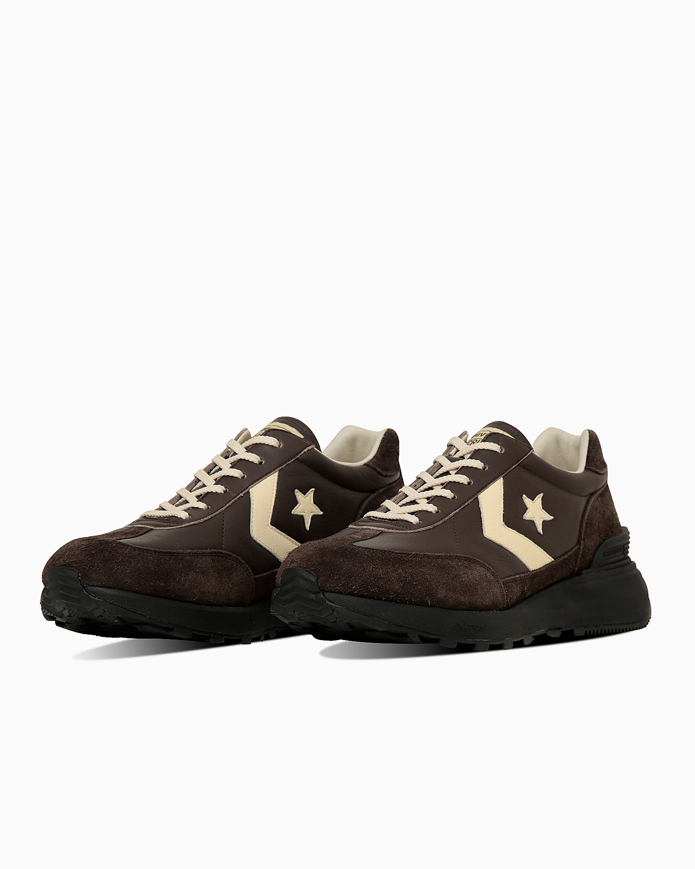 Order コンバース スターファイア SC J レザー スニーカー ブラウン 33702031