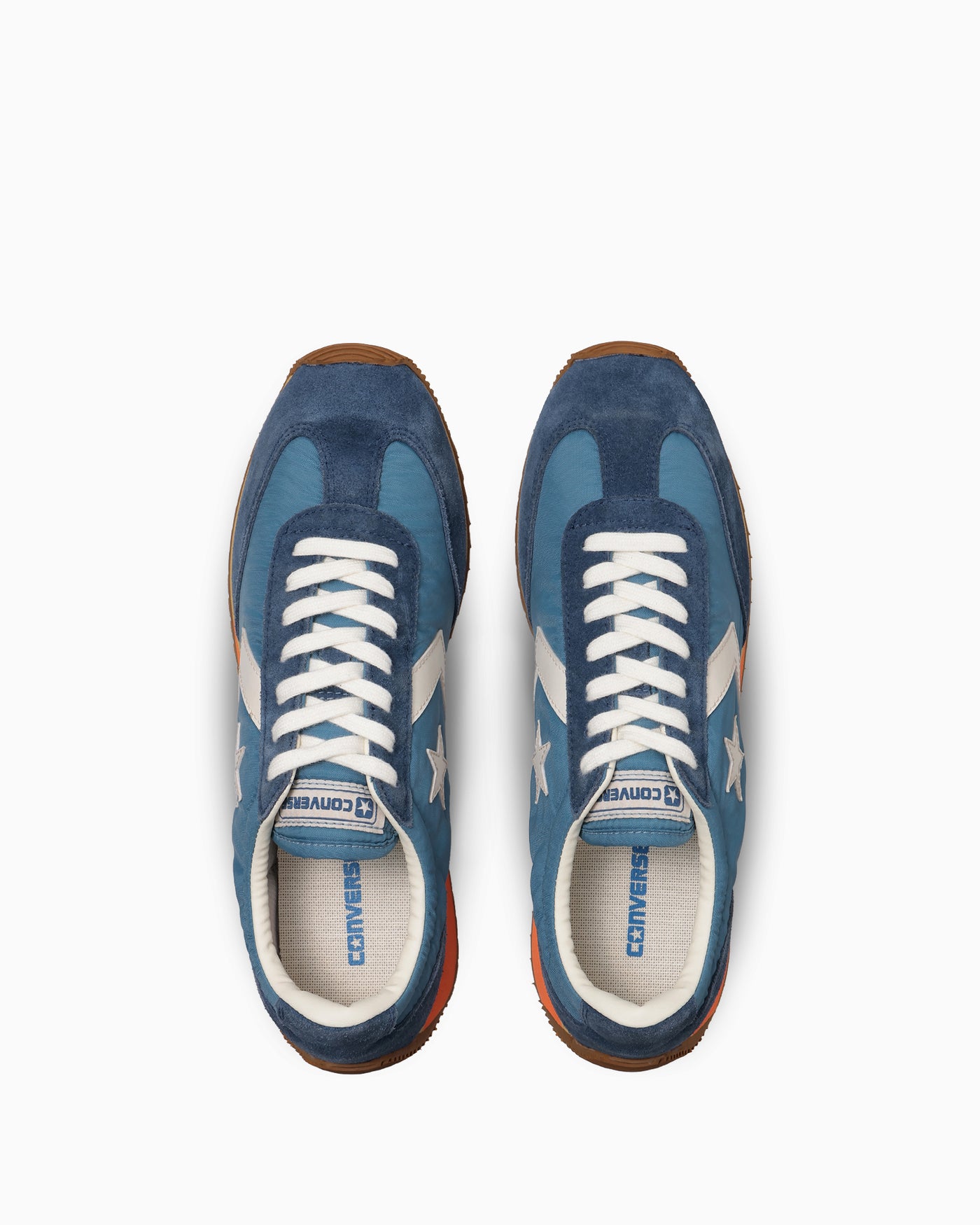 Shop Converse Stone Island Fire AG Sneakers Biru/Jingga Terbakar 33702481