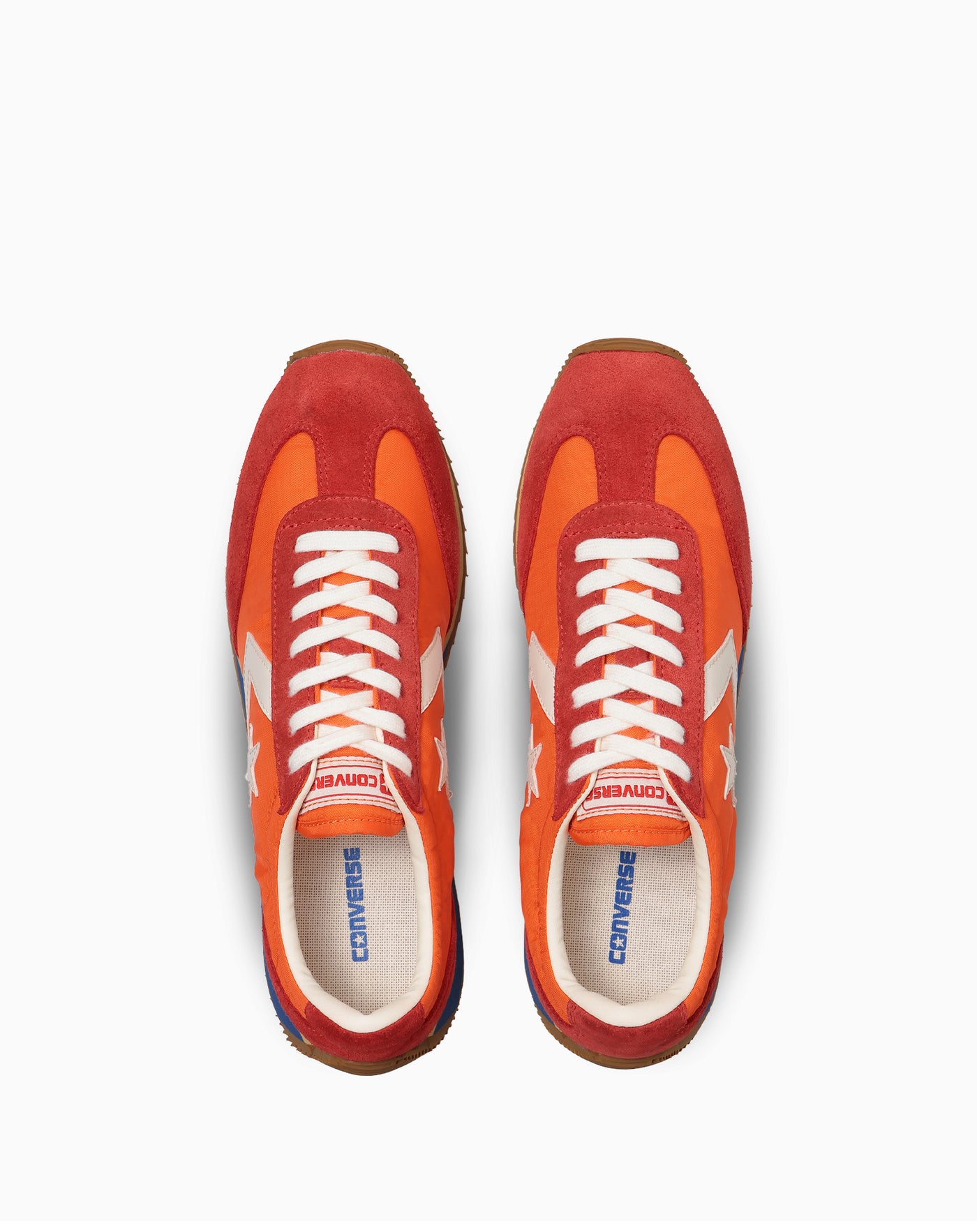 Shop Converse Stone Island Fire AG Sneakers Merah/Biru Terbakar 33702482