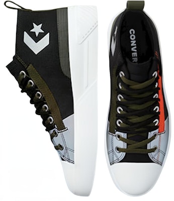 Converse Street Utility Unt1tl3d Sepatu Kanvas Hitam/Hijau 171998C Shop Converse Street Utility Unt1tl3d Sepatu Kanvas Hitam/Hijau 171998C