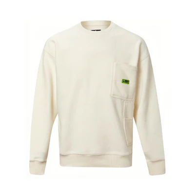Converse Tag Logo Oversized Crewneck Sweatshirt Beige Men’s 10019956-A03