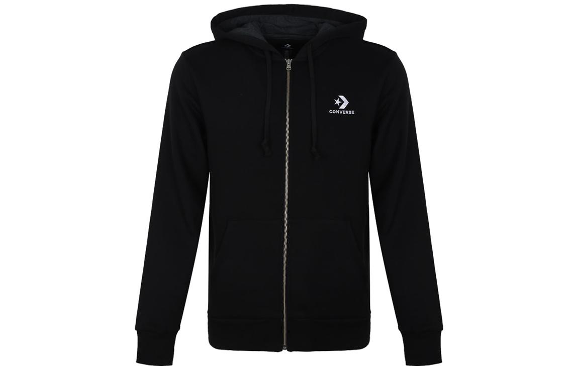 Converse Thick Knit Hooded Jacket Black 10008813-A01