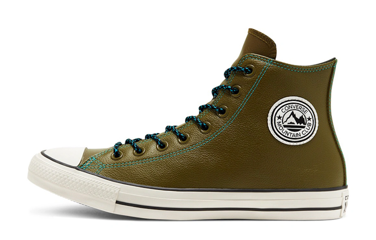 Converse Tumbled Leather Chuck Taylor All Star 'Green White'