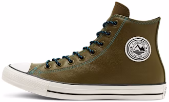 Converse Tumbled Leather Chuck Taylor All Star 'Green White' 165957C Converse Tumbled Leather Chuck Taylor All Star 'Green White' 165957C