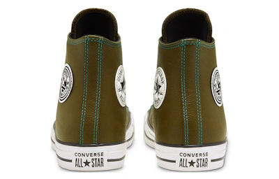 Converse Tumbled Leather Chuck Taylor All Star 'Green White'