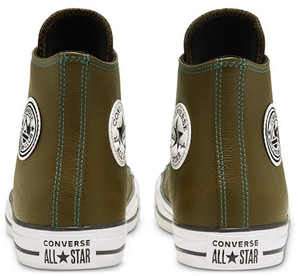 Converse Tumbled Leather Chuck Taylor All Star 'Green White' 165957C Shop Converse Tumbled Leather Chuck Taylor All Star 'Green White' 165957C