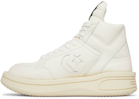 Converse TURBOWPN x Rick Owens Mid 'Egret' dalam warna Egret 172343C Lookbook Converse TURBOWPN x Rick Owens Mid 'Egret' dalam warna Egret 172343C