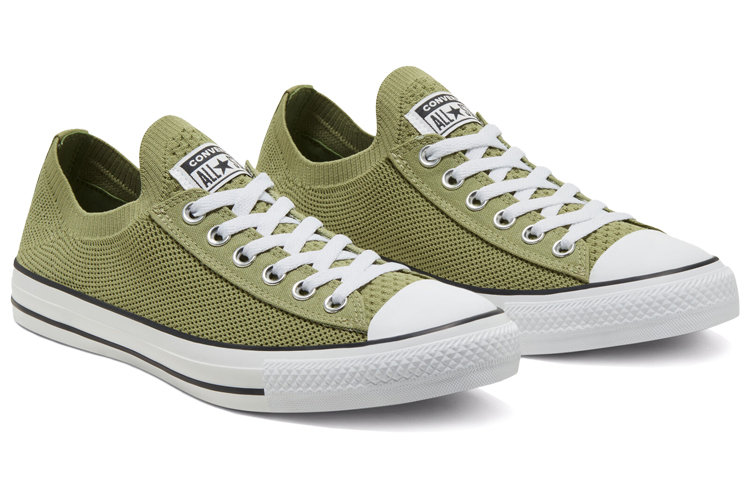 Converse Twisted Summer Chuck Taylor All Star Knit Slip Olive Green 圖 3