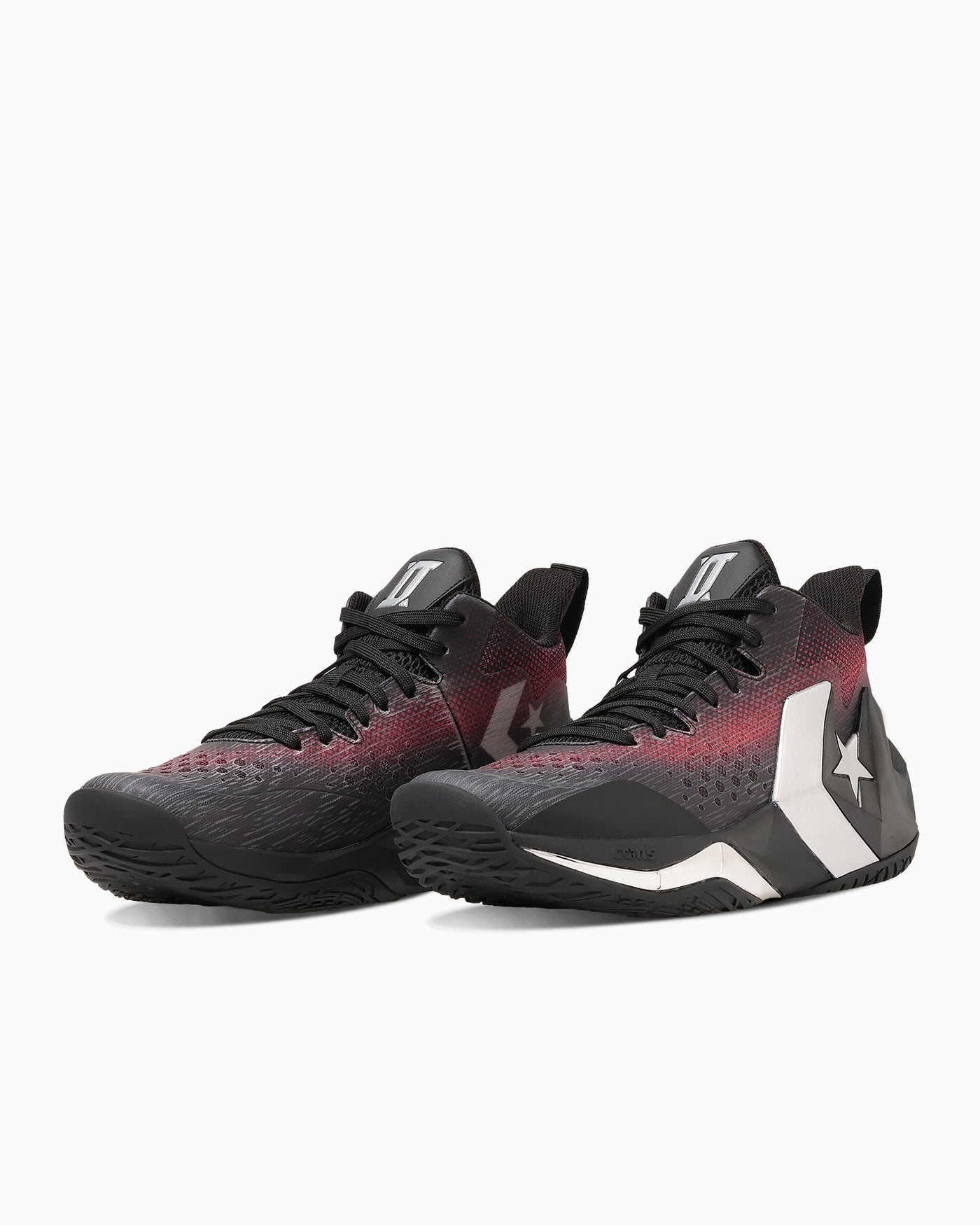 Order コンバース アンアベレージ ミッド スニーカー ブラック/レッド/シルバー 33500520