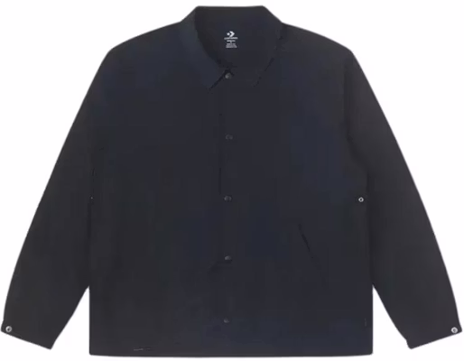 Converse 男女通用黑色復古單排扣長袖外套 10026563-A05 Buy Converse 男女通用黑色復古單排扣長袖外套 10026563-A05