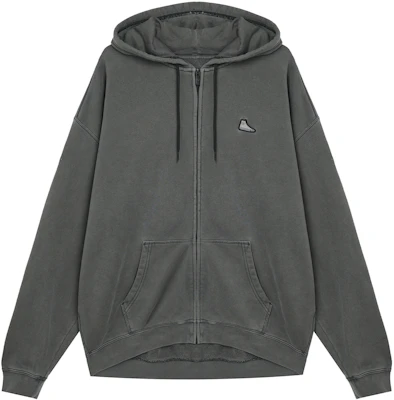 Converse Unisex Solid Gray Full-Zip Hoodie Jacket Casual Fashion 10026669-A01 Buy Converse Unisex Solid Gray Full-Zip Hoodie Jacket Casual Fashion 10026669-A01