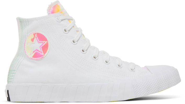 Converse UNT1TL3D High 'Hi-Vis Collection - White Iridescent' 170605C Buy Converse UNT1TL3D High 'Hi-Vis Collection - White Iridescent' 170605C