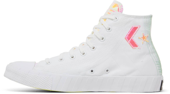 Converse UNT1TL3D High 'Colección Hi-Vis - Blanco Iridiscente' 170605C Lookbook Converse UNT1TL3D High 'Colección Hi-Vis - Blanco Iridiscente' 170605C