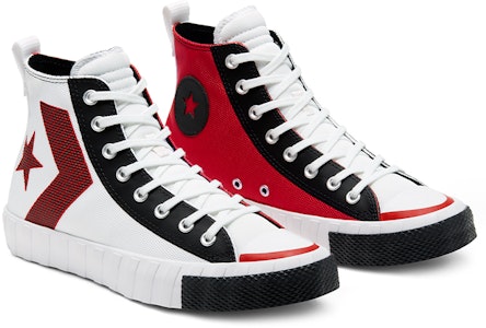 컨버스 UNT1TL3D 하이 '낫 어 척 - 화이트 유니버시티 레드' 168635C Lookbook 컨버스 UNT1TL3D 하이 '낫 어 척 - 화이트 유니버시티 레드' 168635C