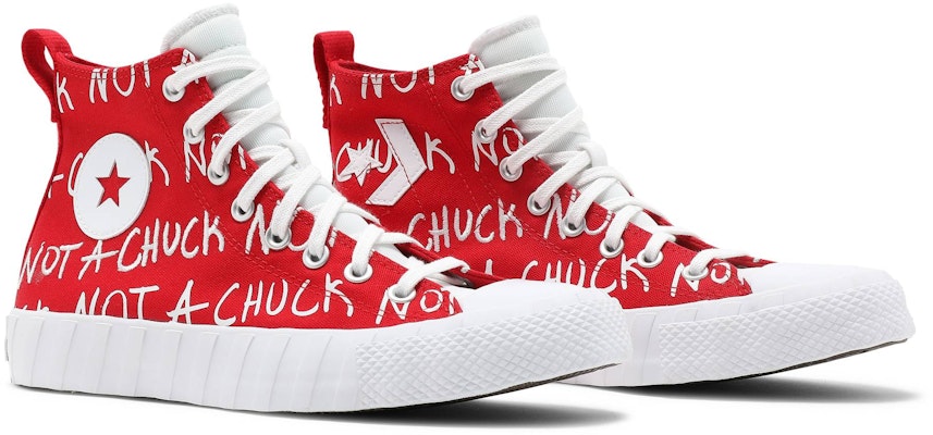 Converse UNT1TL3D High 'Not A Chuck - Red' 171962C Cheap Converse UNT1TL3D High 'Not A Chuck - Red' 171962C