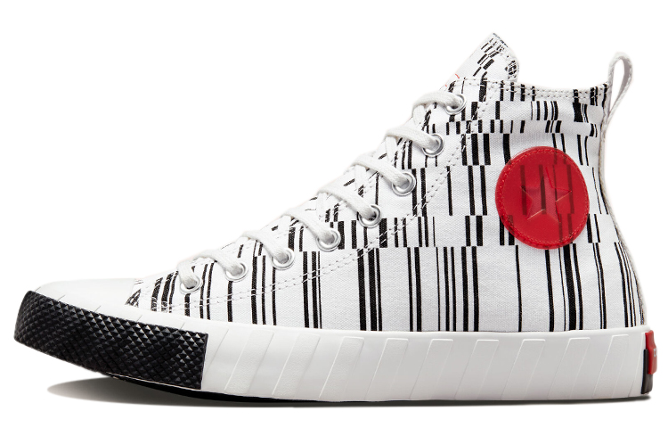 Converse UNT1TL3D High 'Translucent Barcode - White University Red' A02598C