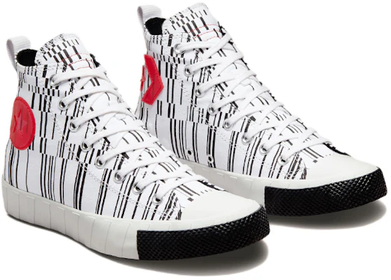 Converse UNT1TL3D Tinggi 'Translucent Barcode - Putih Merah Universiti' A02598C Lookbook Converse UNT1TL3D Tinggi 'Translucent Barcode - Putih Merah Universiti' A02598C