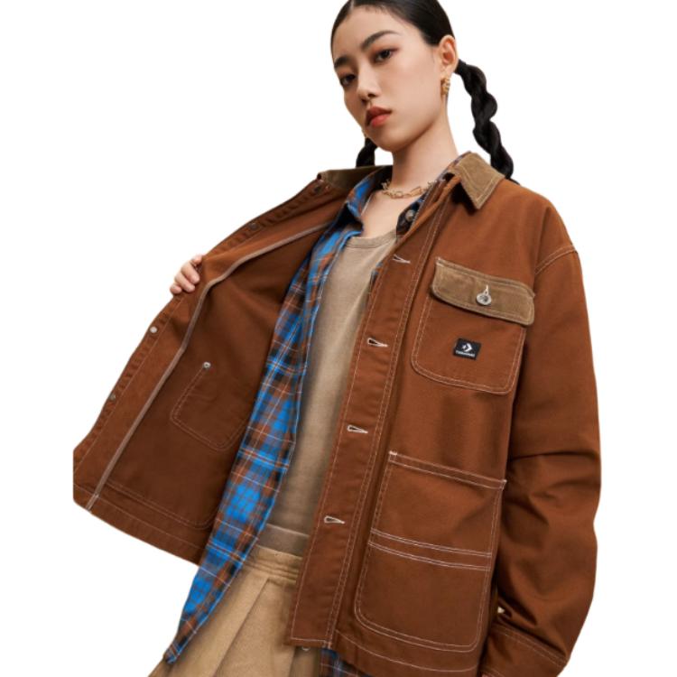 Details for Converse 男女同款多功能工装衬衫夹克 10026550-A02