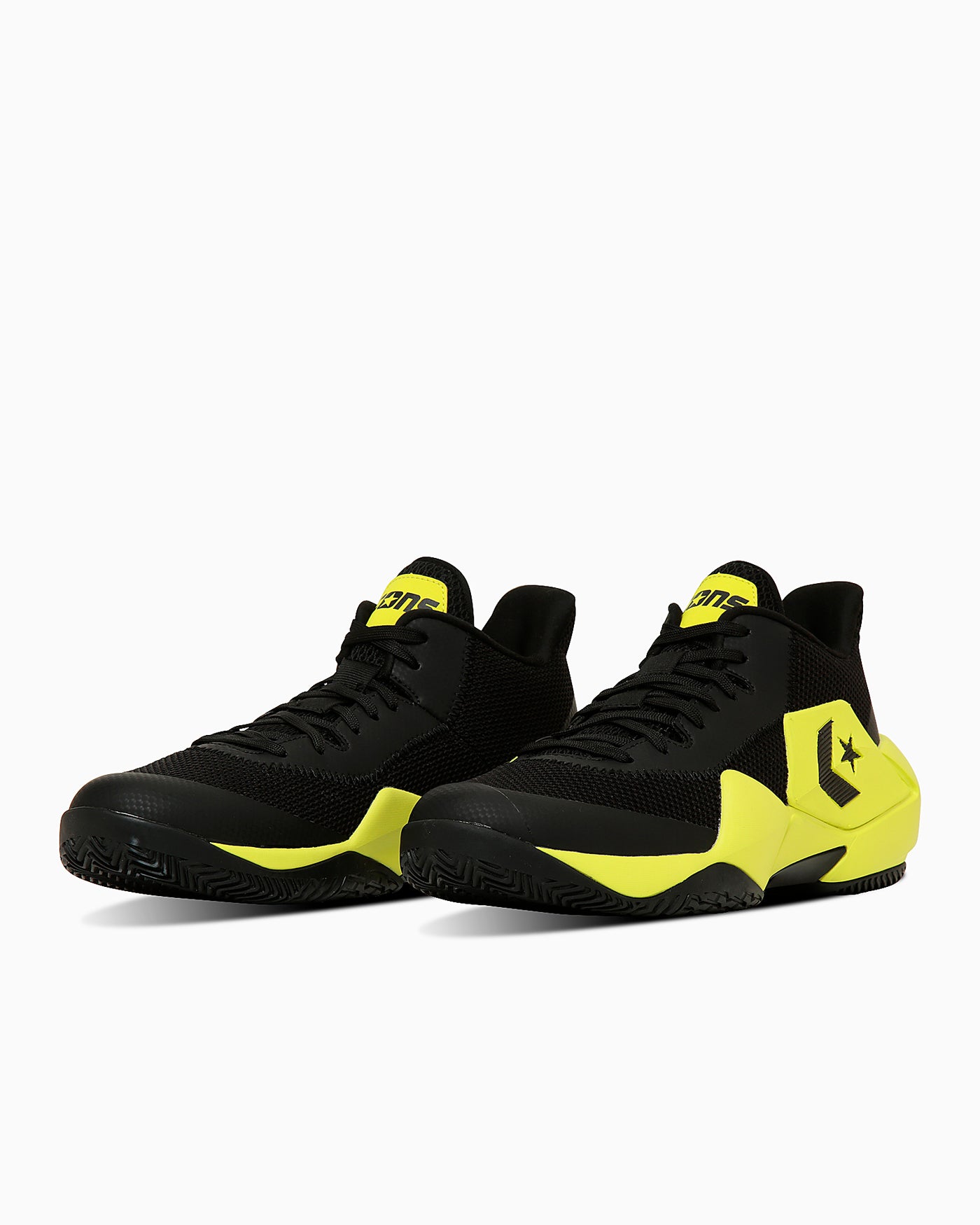 Converse VICBOUND NC Shoes Black/Neon Yellow