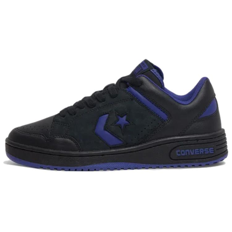 Converse WEAPON Low-Top Casual Shoes Black Blue - Soft & Durable. A11105C