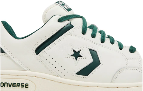 Lookbook Converse Weapon Low 經典白綠復古籃球鞋 A11212C