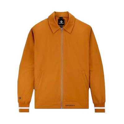Converse Wheat Long-Sleeve Casual Zip-Up Bomber Jacket 10017312-A01
