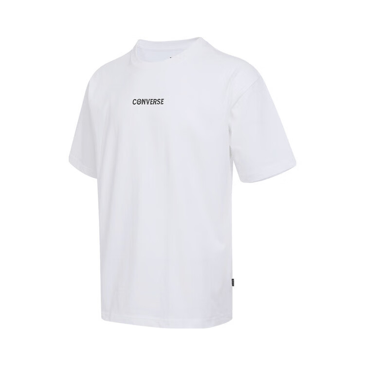 Converse White Casual Letter Print Graphic T-Shirt MCH875-001