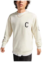 Converse White Letter Crewneck Long-Sleeve Sweatshirt 10026095-A03 Converse White Letter Crewneck Long-Sleeve Sweatshirt 10026095-A03