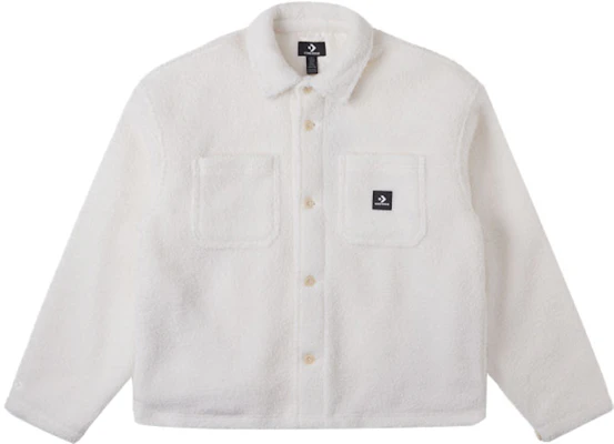 Converse 白色長袖外套,簡約標誌設計 10025268-A01 Buy Converse 白色長袖外套,簡約標誌設計 10025268-A01