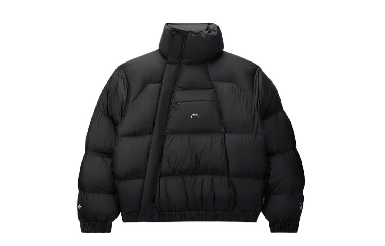 Converse x A-COLD-WALL Satin Zip Jacket Black FW23 Unisex Collaboration. 10026348-A01