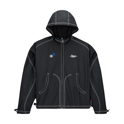 Converse Ader Error Logo Graphic Loose Fit Black Hoodie Jacket Unisex. 10025820-A01