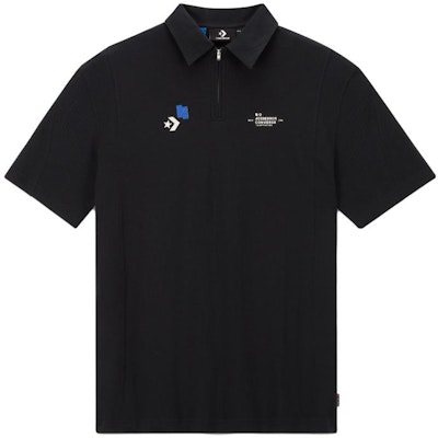 Converse X Ader Error Polo Negro Unisex Logo Half-Zip. 10025821-A01 Order Converse X Ader Error Polo Negro Unisex Logo Half-Zip. 10025821-A01