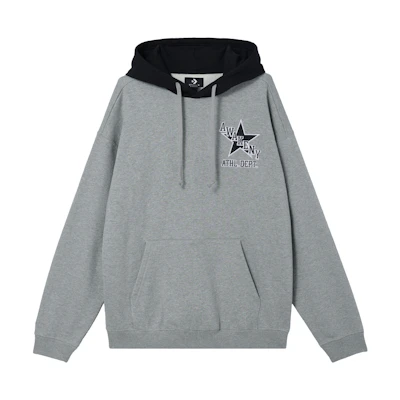 Converse AWAKE NY FW23 Logo Print Graphic Hoodie Grey Men’s Edition 10026484-A02