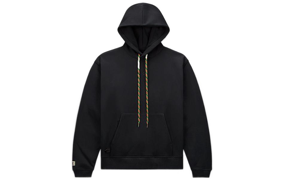 Converse Barriers Court Ready Hoodie Black Pullover Long Sleeve Sweater 10024269-A01