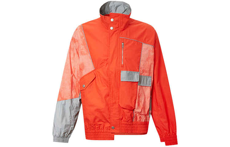 Converse Feng Chen Wang Patchwork Retro Track Jacket Orange Menswear 10020822-A02 圖 2
