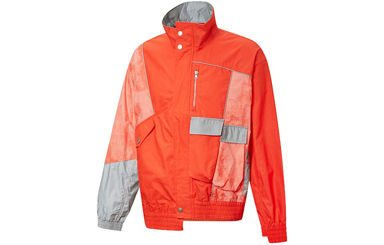 Converse Feng Chen Wang Patchwork Retro Track Jacket Orange Menswear 10020822-A02 圖 4