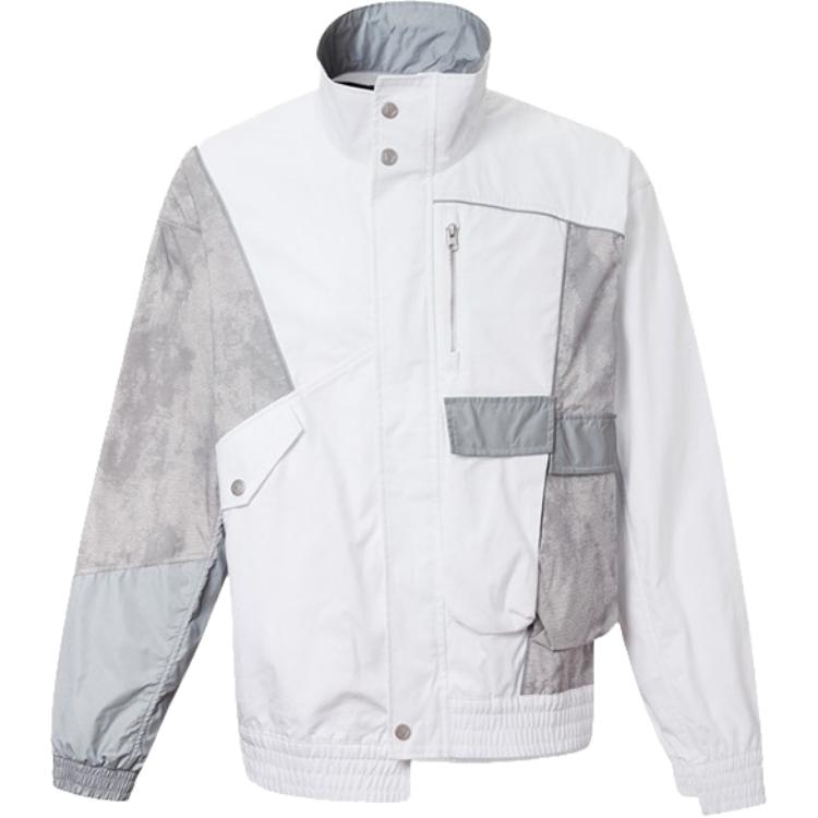 Converse Feng Chen Wang Retro Track Jacket White Sporty Jacket 10020822-A01