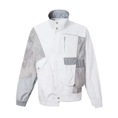 Converse Feng Chen Wang Retro Track Jacket White Sporty Jacket 10020822-A01